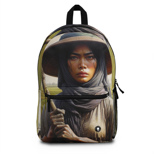 "Farmer in the Fields: A Weathered Reflection" - The Alien Backpack