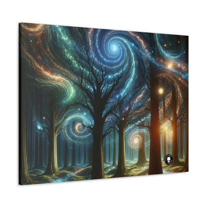 "Galactic Woods: A Celestial Dreamscape" - The Alien Canva