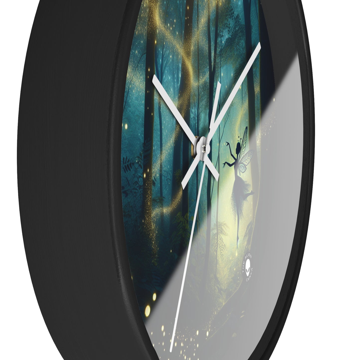 "Bosque Encantado: Baile de Luciérnagas" - El Reloj de Pared Extraterrestre