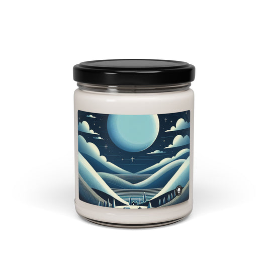 "Moonlit Haven" - Vela de soja con aroma alienígena de 9 oz