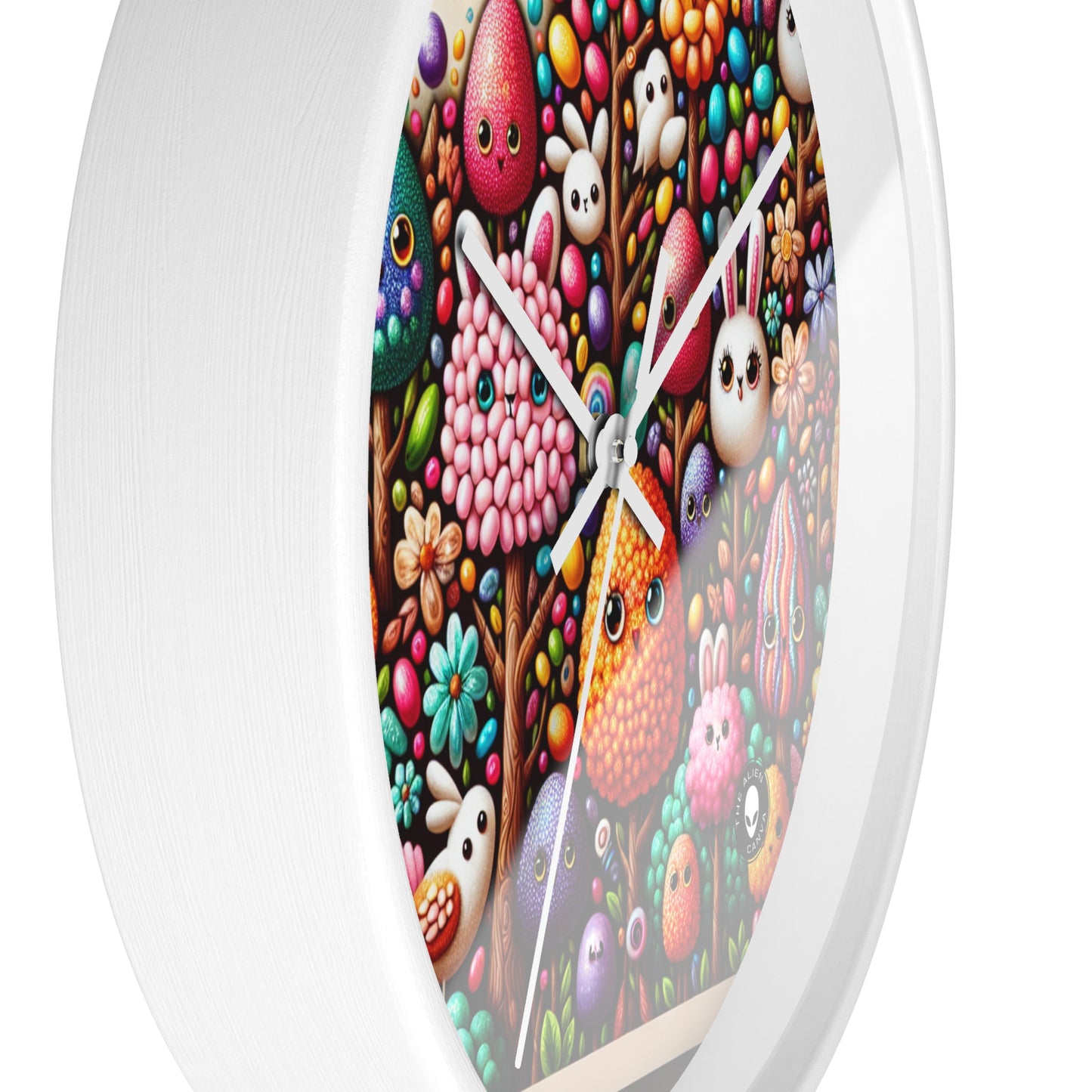 "Jellybean Forest Fantasy" - The Alien Wall Clock