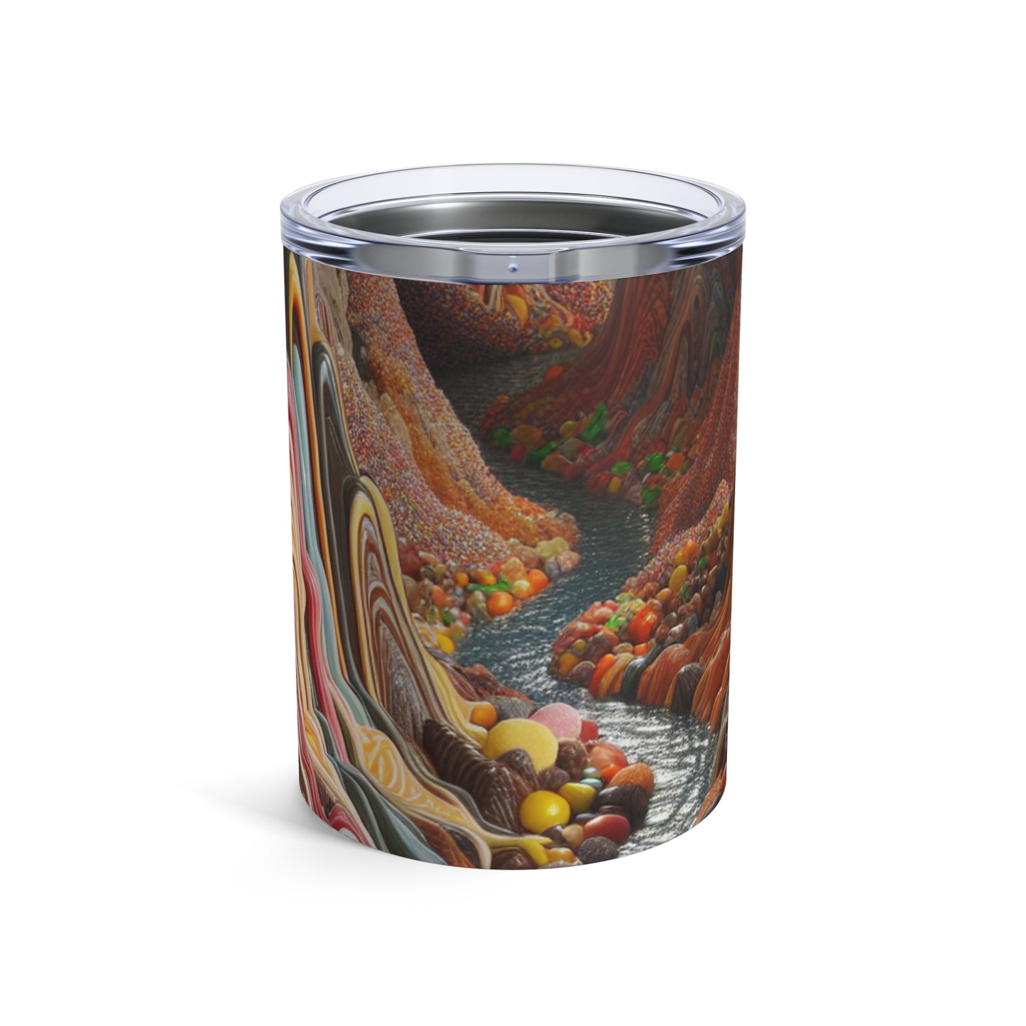 « Candyland : un paysage surréaliste et sucré » - Le verre Alien 10oz