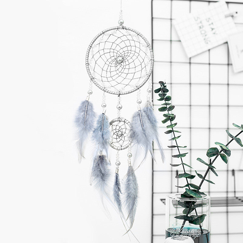 Modern simple looking up at the starry sky series dream catcher