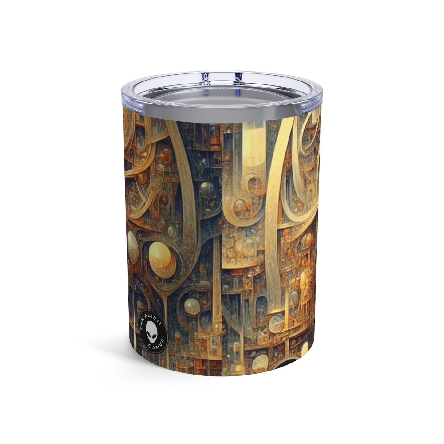 "Unity in Vibrant Harmony: An Abstract Metaphysical Exploration" - The Alien Tumbler 10oz Metaphysical Art