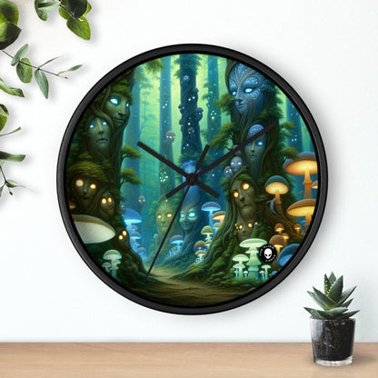 "Forêt Enchantée" - L'Horloge Murale Alien