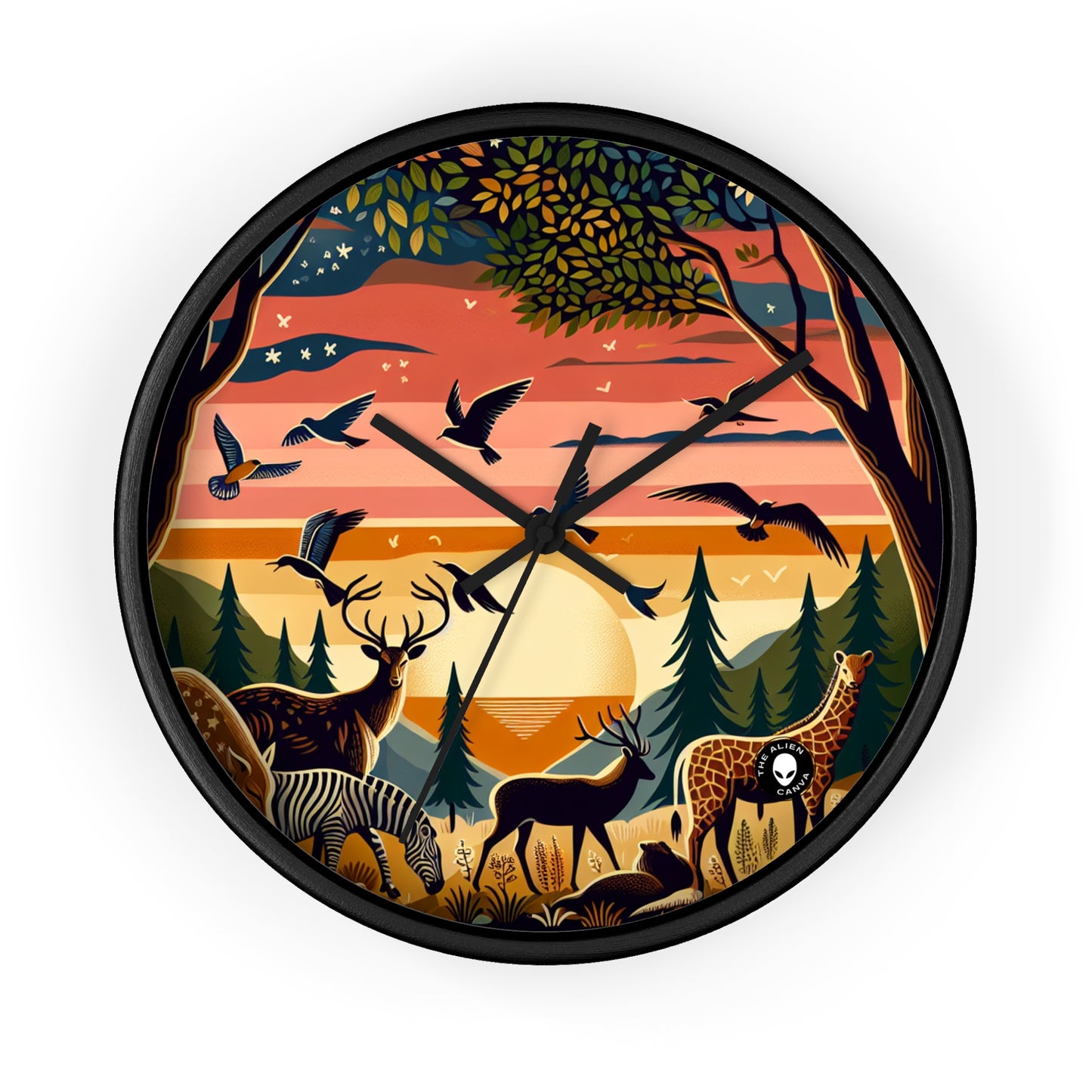 "Natural Primalism: Revealing the Essence" - The Alien Wall Clock Primitivism