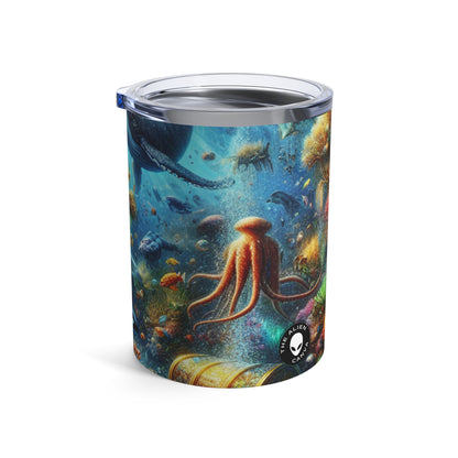 "El país de las maravillas submarinas": vaso extraterrestre de 10 oz