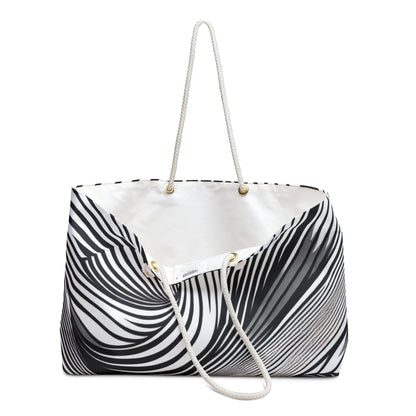 "Motion Embodied: Exploring Dynamic Illusion through Op Art" - The Alien Weekender Bag Op Art