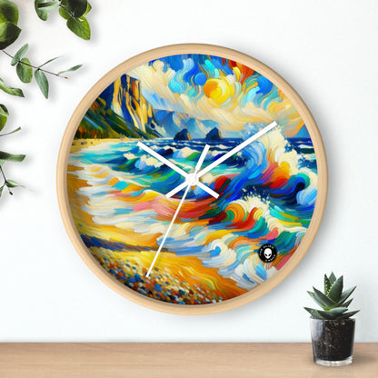 "Le Rivage Fauviste" - L'Horloge Murale Alien Fauvisme