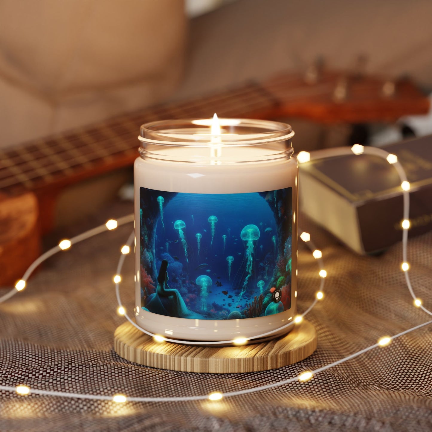 "Siren's Serenity: A Jellyfish Ballet" - The Alien Scented Soy Candle 9oz