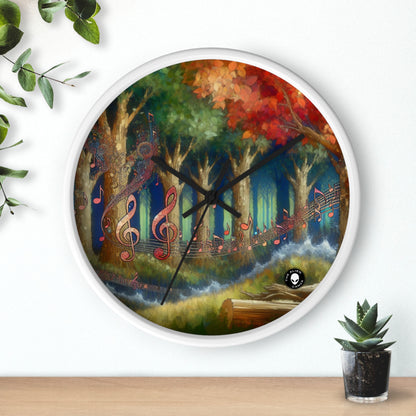 "Melodic Grove" - The Alien Wall Clock