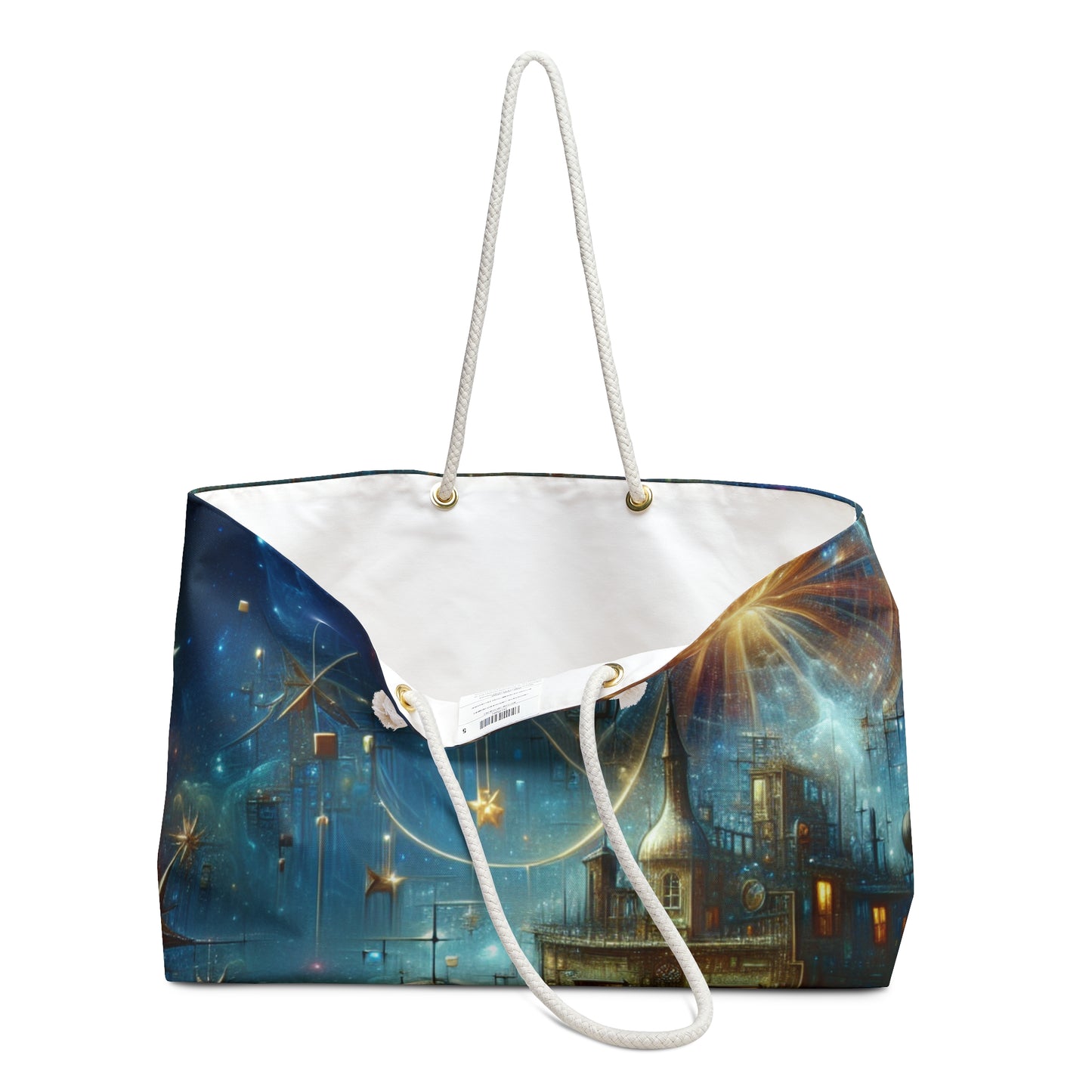 "Kitchen Enchantment: A Whimsical World of Living Objects" - The Alien Weekender Bag Magic Realism