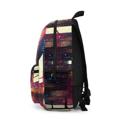 "Cityscape Unveiled: A Neon Night" - The Alien Backpack