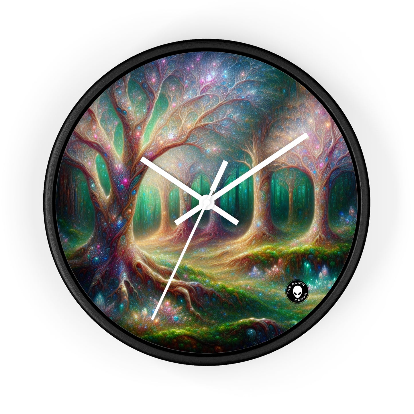 "Crystal Forest Fantasia" - L'horloge murale extraterrestre