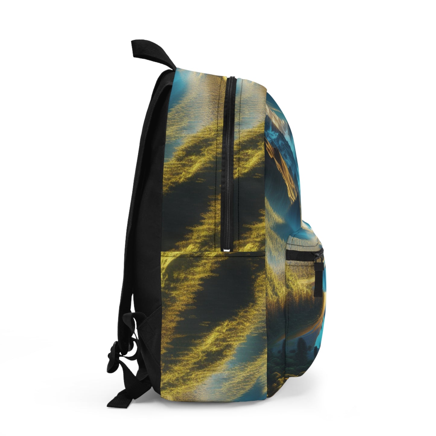 "Serenity's Palette: A Sunset Symphony" - The Alien Backpack Photorealism