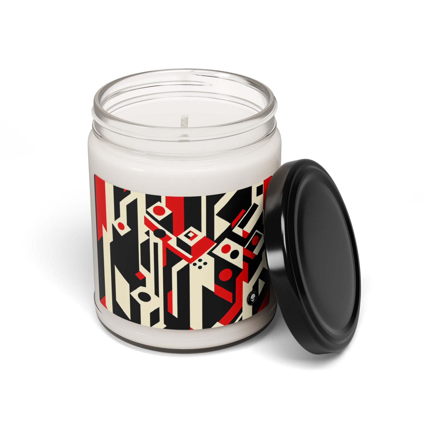 "Futuristic Metropolis: A Constructivist Expression of Urban Technology" - The Alien Scented Soy Candle 9oz Constructivism