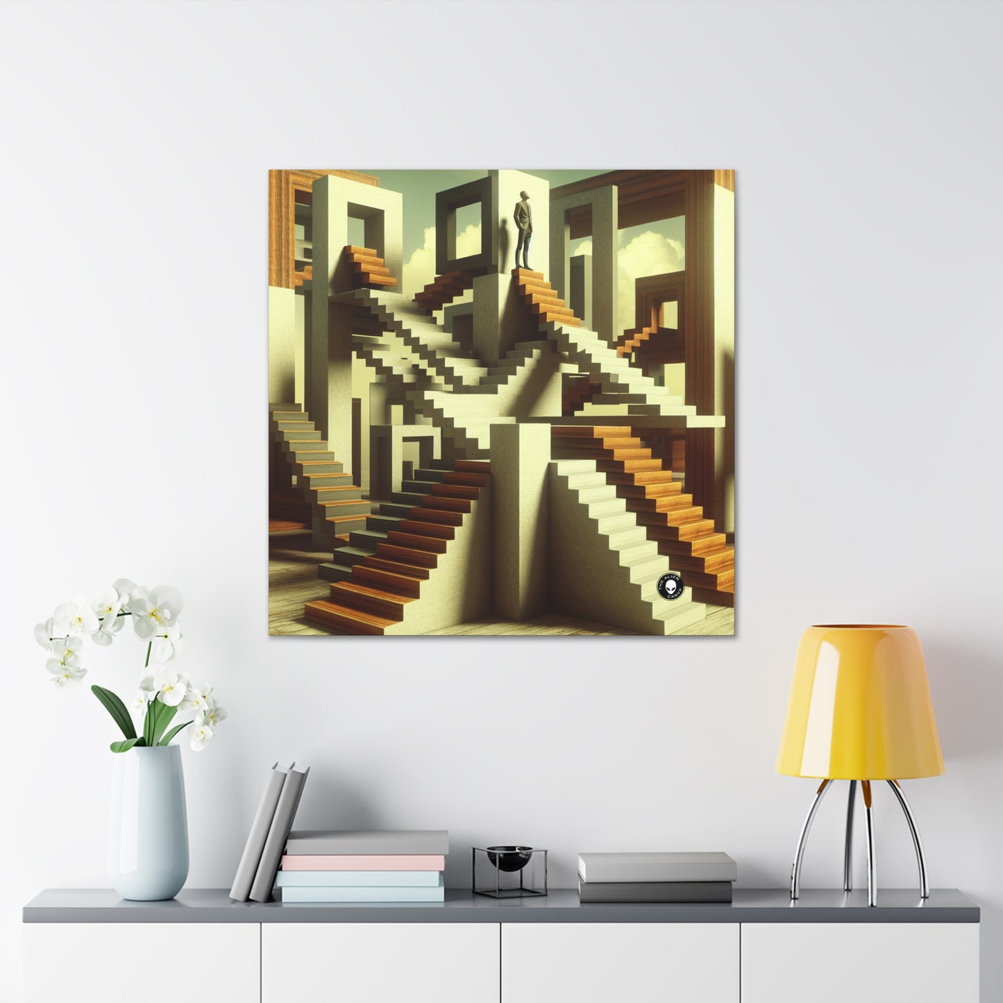 "The Stairway to Paradox" - The Alien Canva