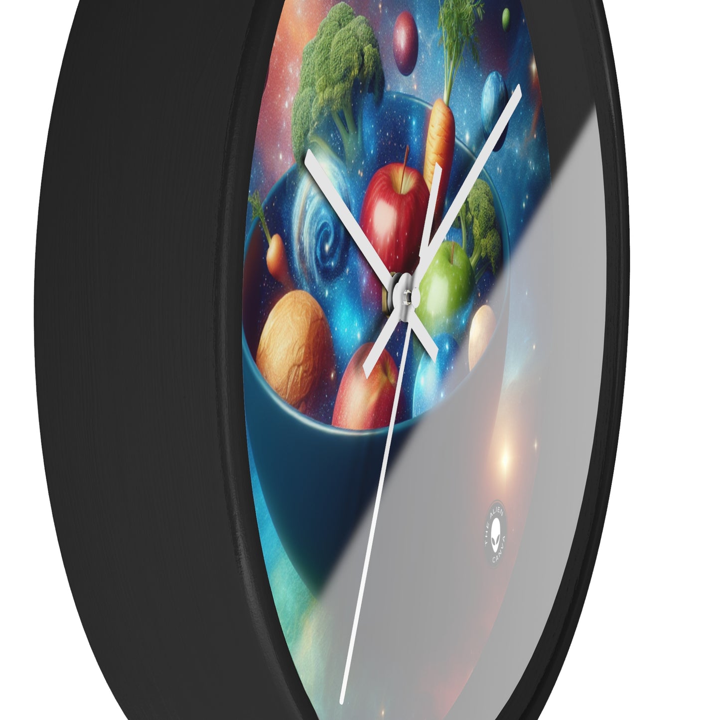 "Galactic Fruit Salad" - The Alien Wall Clock