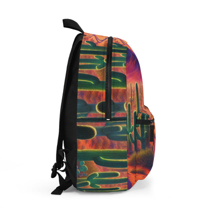 "Lluvia resplandeciente: el reflejo de una ciudad" - The Alien Backpack Realism