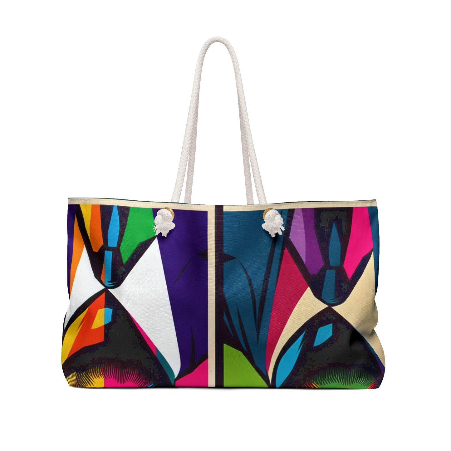 "Retrato de arte pop de celebridades" - El bolso Alien Weekender estilo pop art