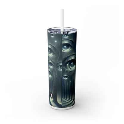 "The Watching Woods" - The Alien Maars® Skinny Tumbler with Straw 20oz