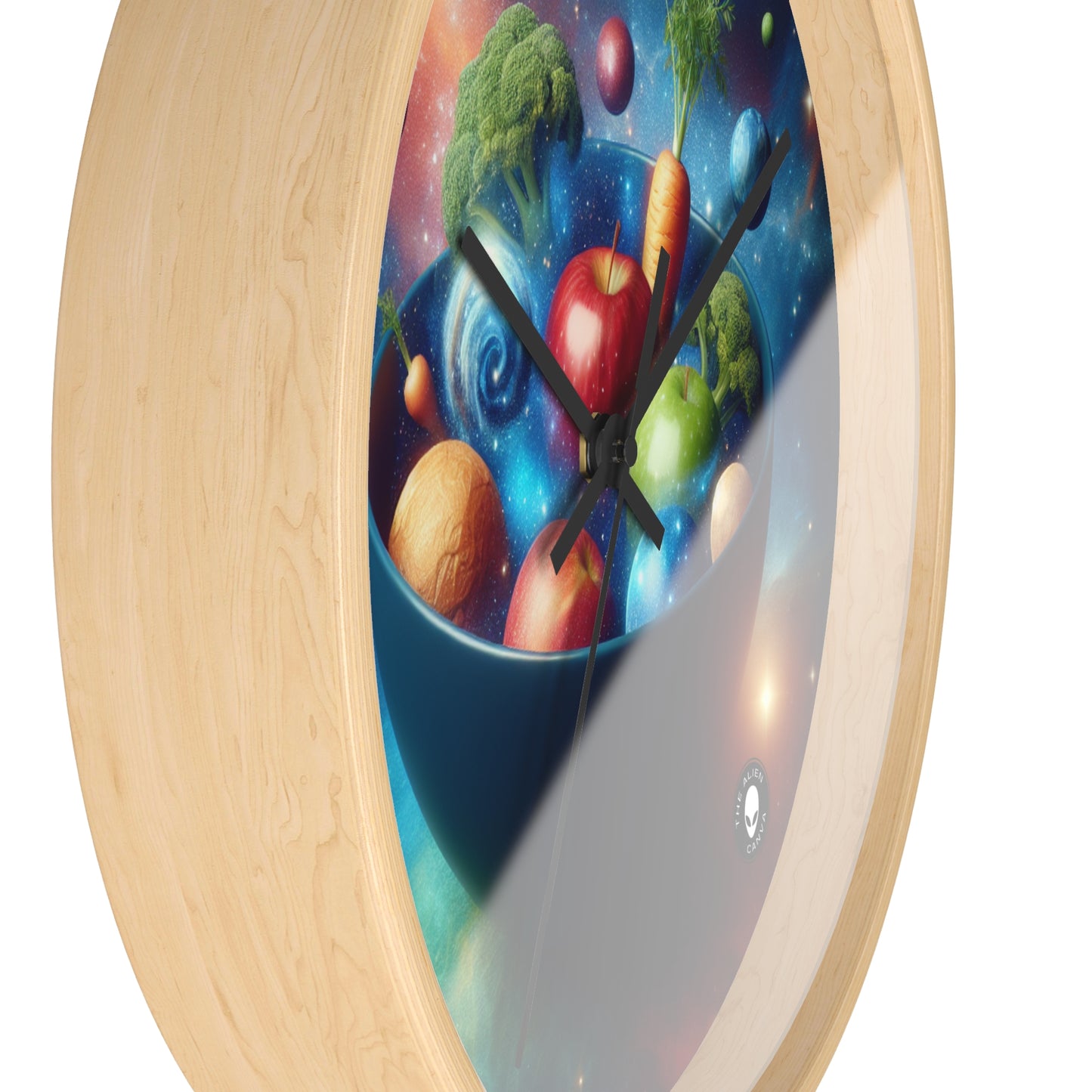 "Galactic Fruit Salad" - The Alien Wall Clock