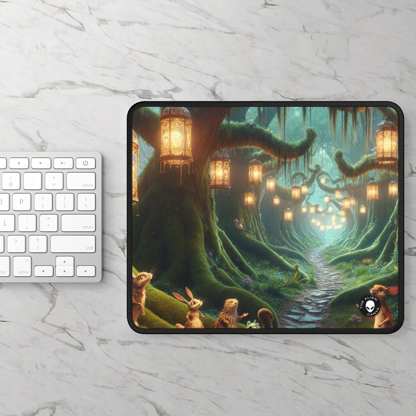 « Enchanted Forest Adventure » ​​– Le tapis de souris de jeu Alien