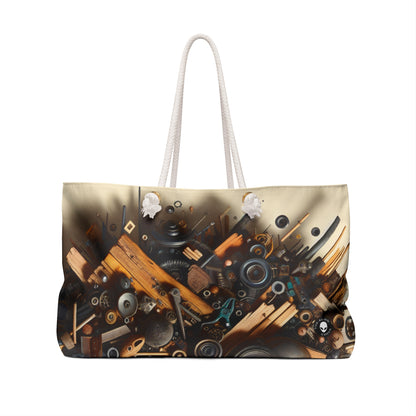 "Nature's Harmony: Assemblage Art with Found Objects" - The Alien Weekender Bag Assemblage Art