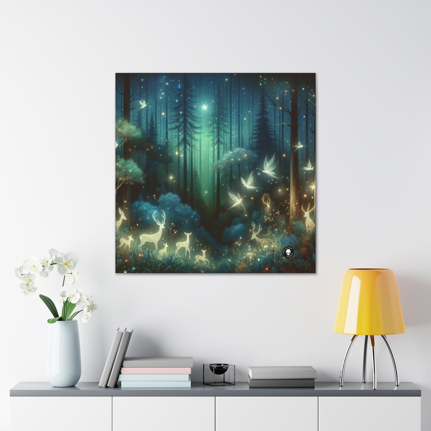 "Enchanted Night in the Whispering Woods" - The Alien Canva