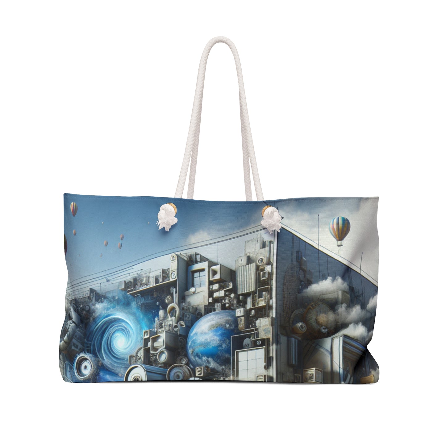 "Transformations symboliques : réalisme conceptuel dans les objets du quotidien" - The Alien Weekender Bag Réalisme conceptuel