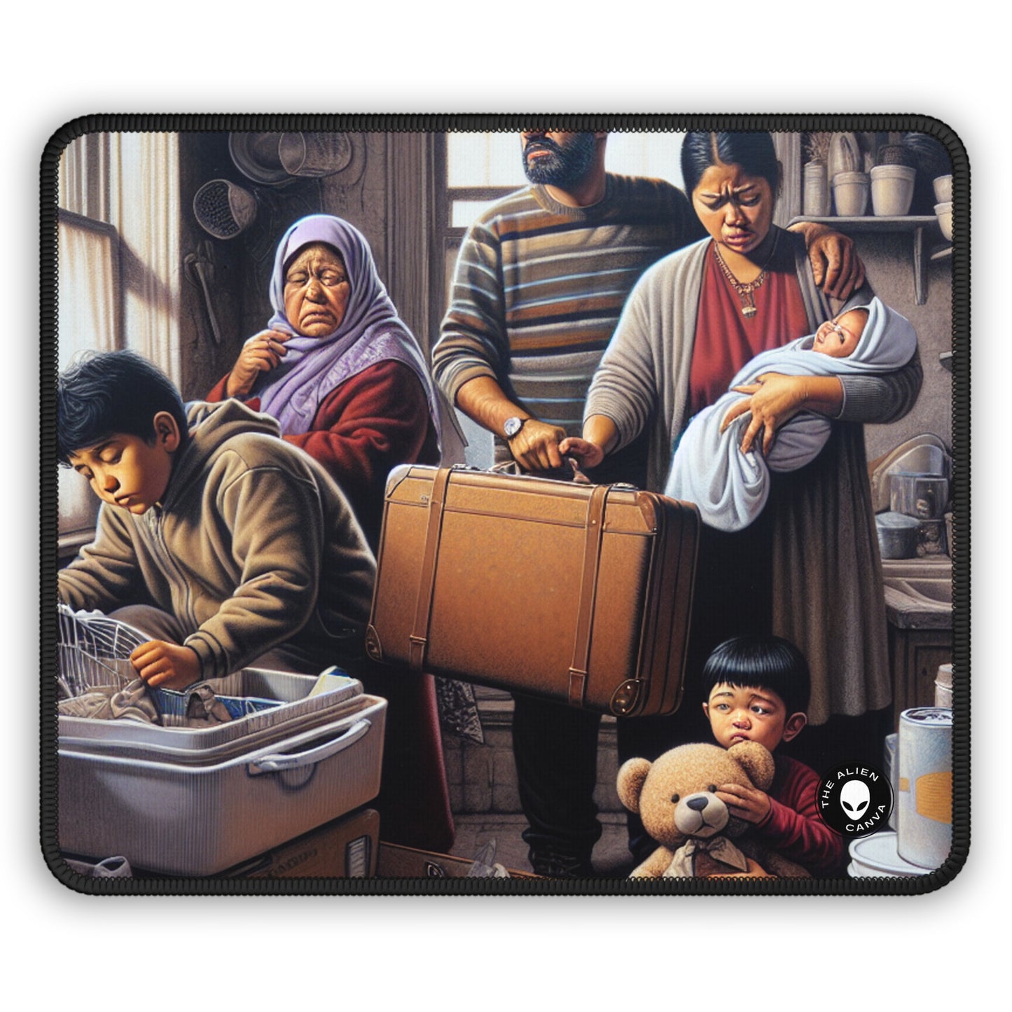 "Uprooted: A Portrait of Displacement" - The Alien Gaming Mouse Pad Social Realism