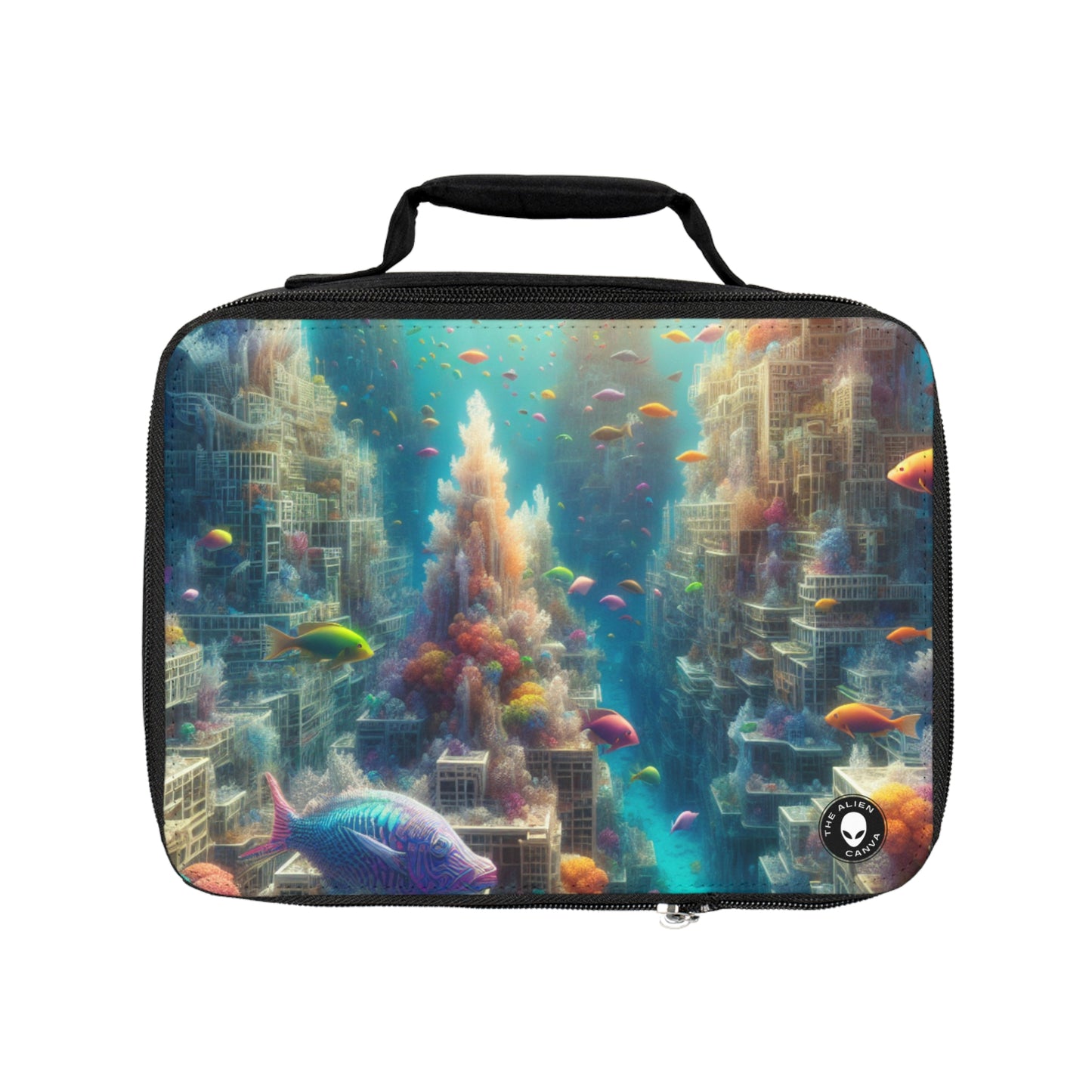 "Coralline City: A Surreal Underwater Wonderland"- The Alien Lunch Bag