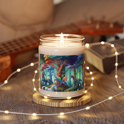 "Crystal Forest: Realm of Mythical Beings" - The Alien Scented Soy Candle 9oz