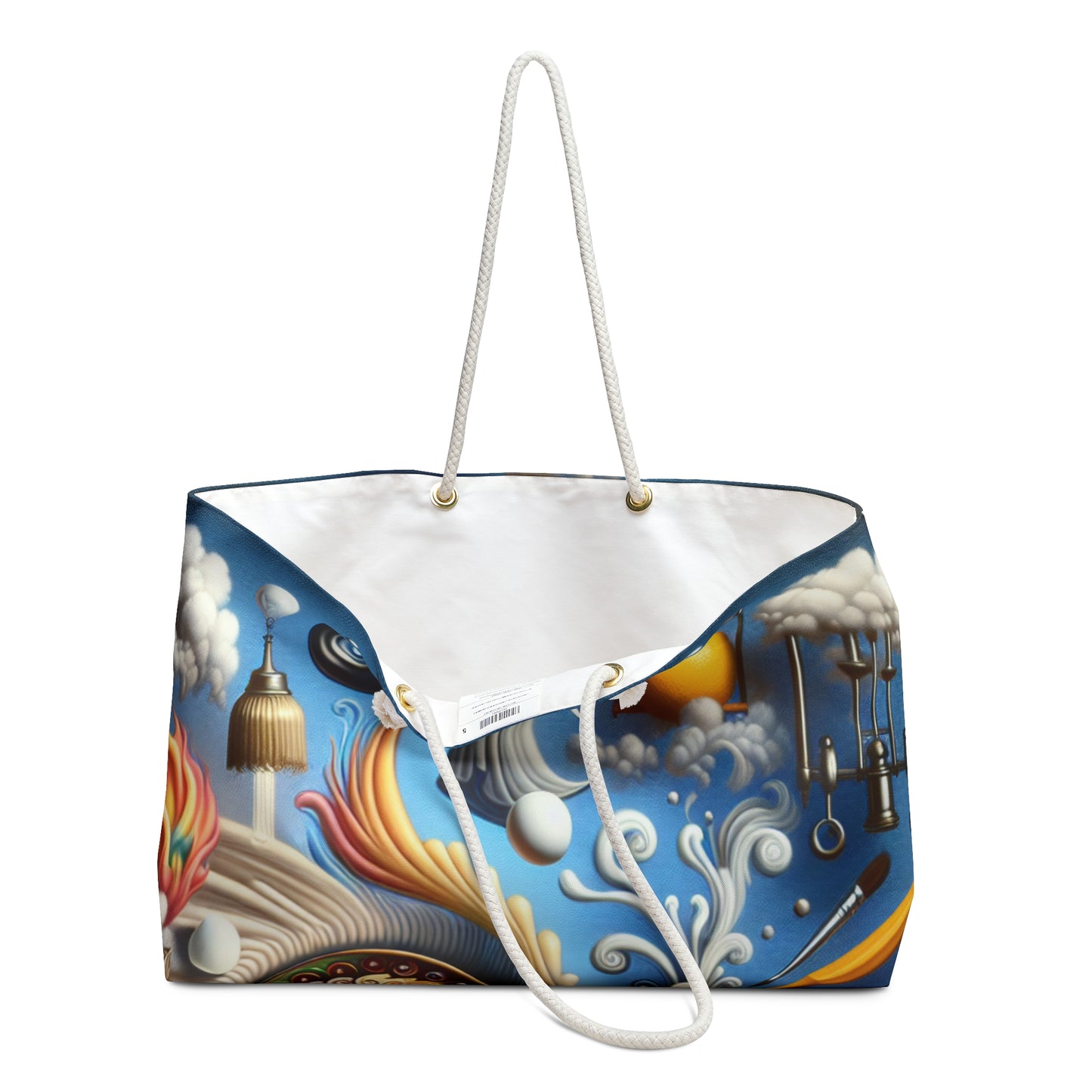 "Temporal Meltdown: Surreal Landscape" - The Alien Weekender Bag Surrealismo