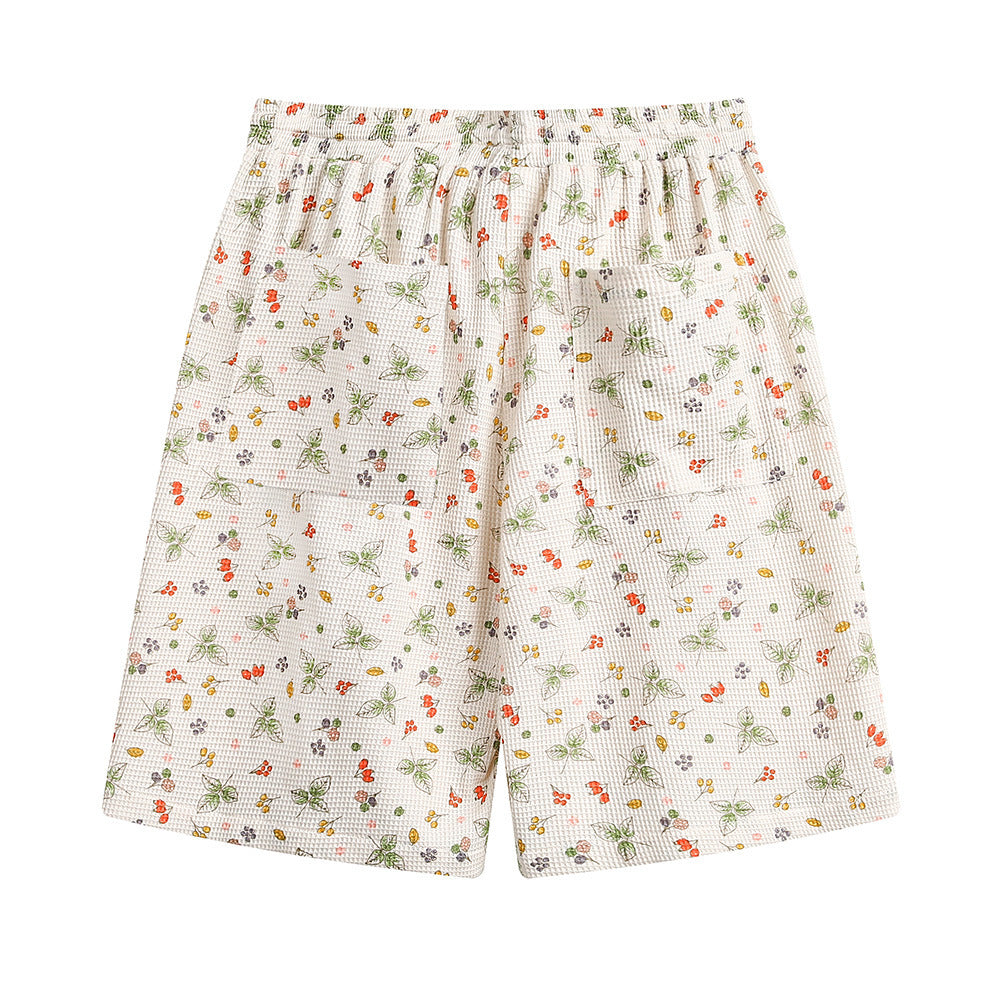 Men's Printed Floral Casual Shorts