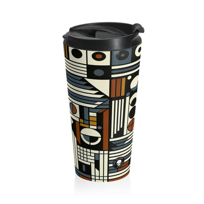 "Urban Elegance: A Concrete Art Exploration" - The Alien Stainless Steel Travel Mug Concrete Art