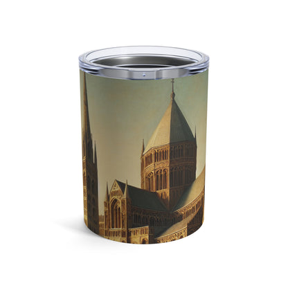 "Intellectual Discourse in the City Square" - The Alien Tumbler 10oz Proto-Renaissance