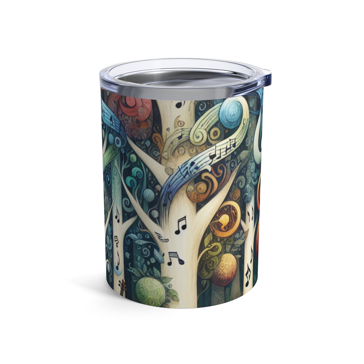 "Melodic Enchantment: The Instrumental Forest" - The Alien Tumbler 10oz