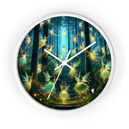 Enchanted Night: Firefly Dance - The Alien Wall Clock