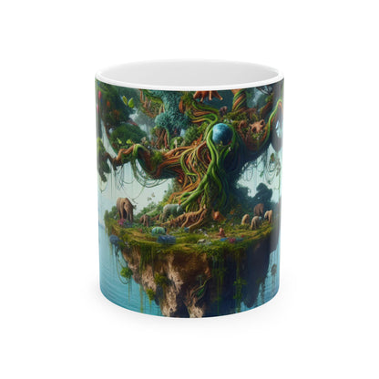 "Fantasy Island: El árbol gigante de los sueños" - Taza de cerámica The Alien 11oz