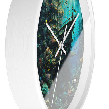 "Whimsical Underwater World" - The Alien Wall Clock