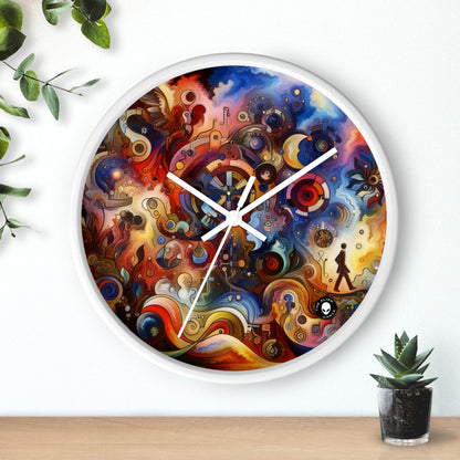 "Eternal Bloom and Fleeting Time" - Le symbolisme de l'horloge murale extraterrestre