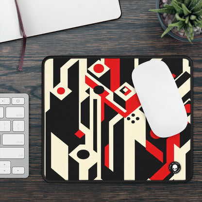 "Futuristic Metropolis: A Constructivist Expression of Urban Technology" - The Alien Gaming Mouse Pad Constructivism