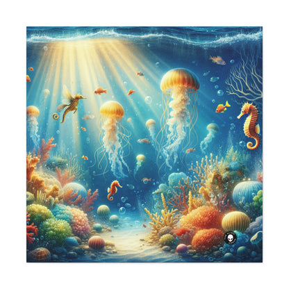 "Sunlit Serenity: A Magical Underwater Realm" - The Alien Canva