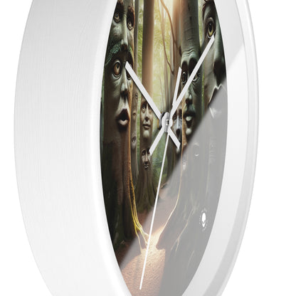 "Whispering Woods: Secrets of the Enchanted Forest" - The Alien Wall Clock