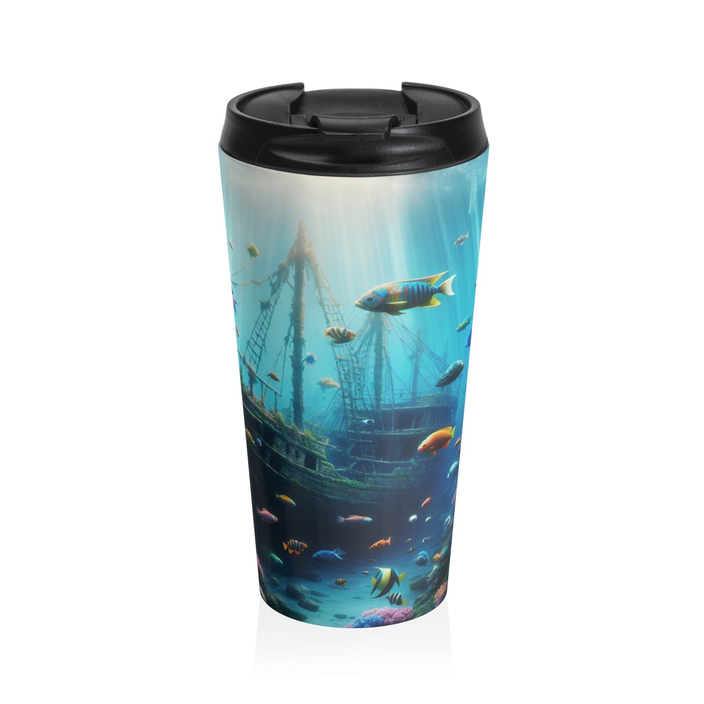 "Sunken Shipwreck Wonderland" - The Alien Stainless Steel Travel Mug