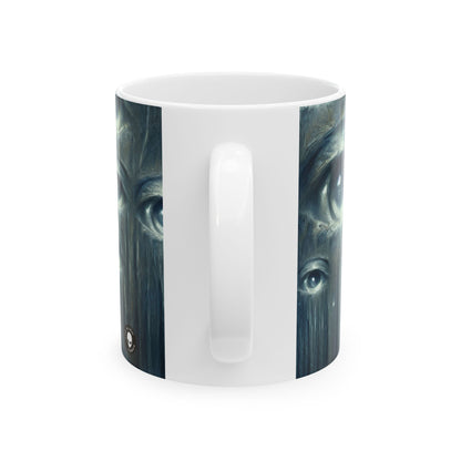 "The Watching Woods" - Taza de cerámica extraterrestre de 11 oz