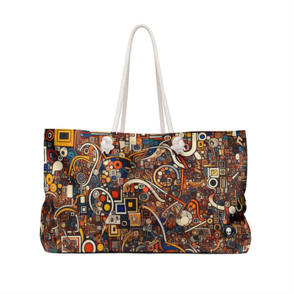 "Dadaist Delirium: A Chaotic Collage Adventure" - The Alien Weekender Bag Dadaism