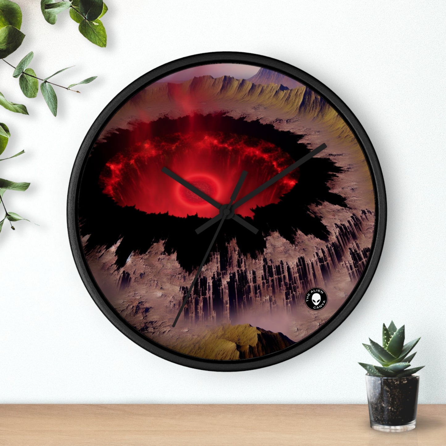 "Fallen Power: The Destruction of the Rings of Power" - The Alien Wall Clock