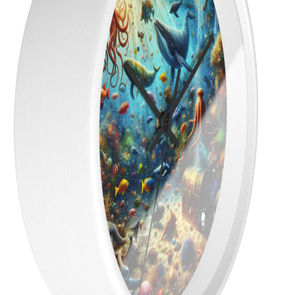 "Underwater Wonderland" - The Alien Wall Clock